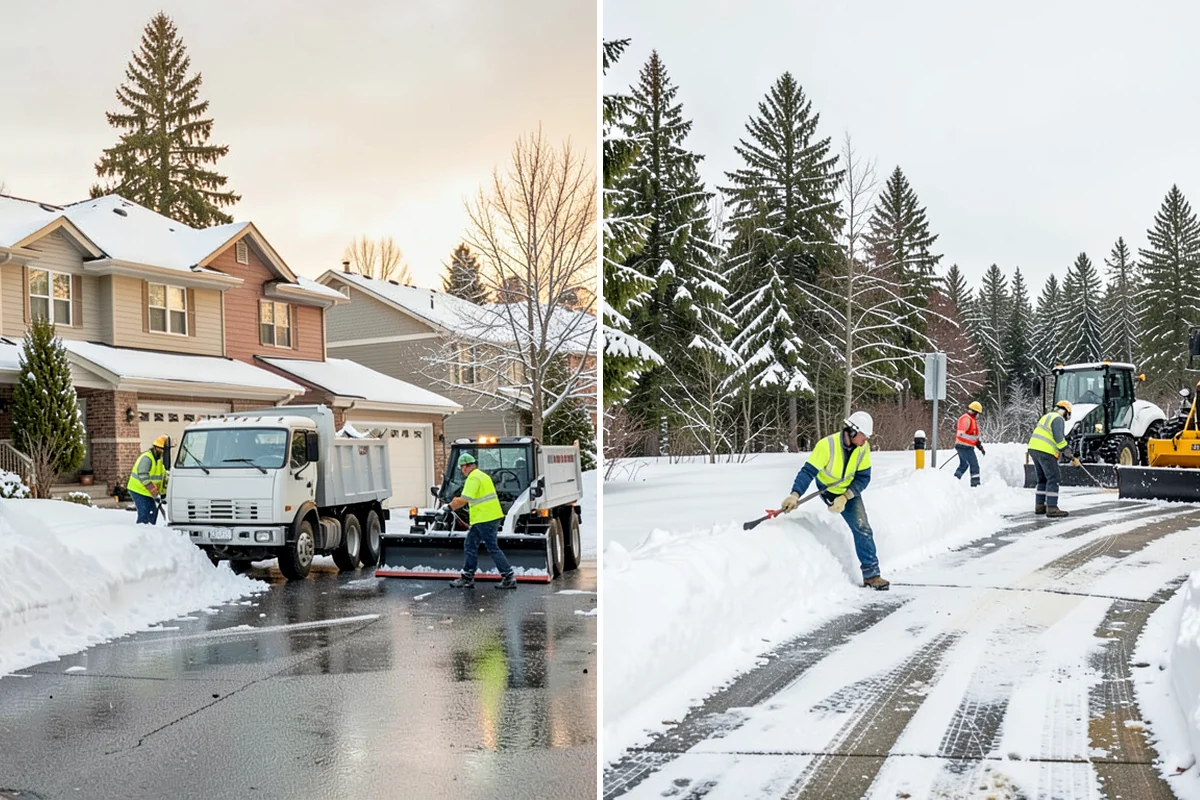 Municipal Snow Removal in Arlington, Snohomish County, WA - Prioritize public entrances and accessible routes