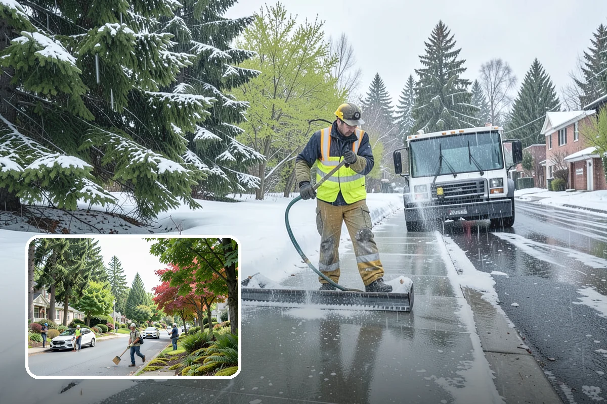 Municipal Snow Removal in Beaux Arts Village, King County, WA - Public access to municipal services maintained