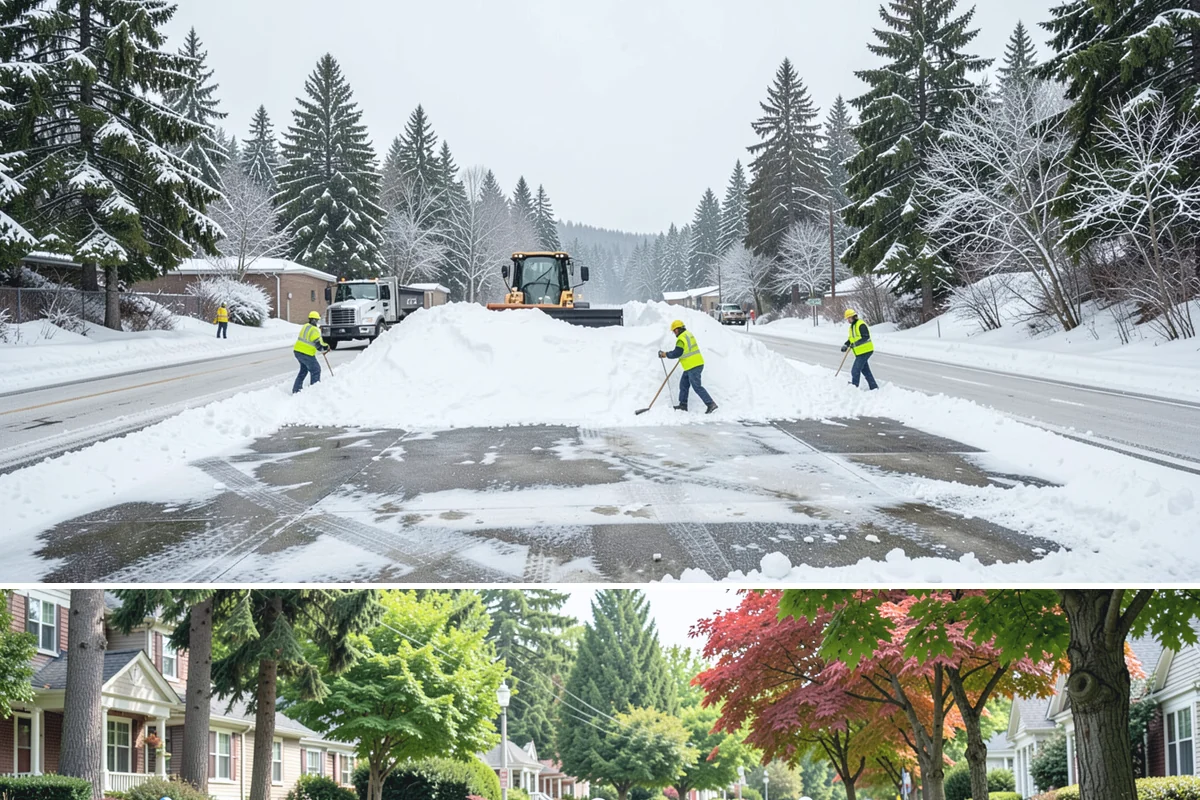 Municipal Snow Removal in Beaux Arts Village, King County, WA - Municipal service is essential whenever snow affects public access, mainly from December to February.
