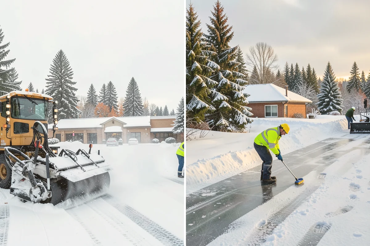 Municipal Snow Removal in Bellevue, King County, WA - Prioritize public entrances and accessible routes