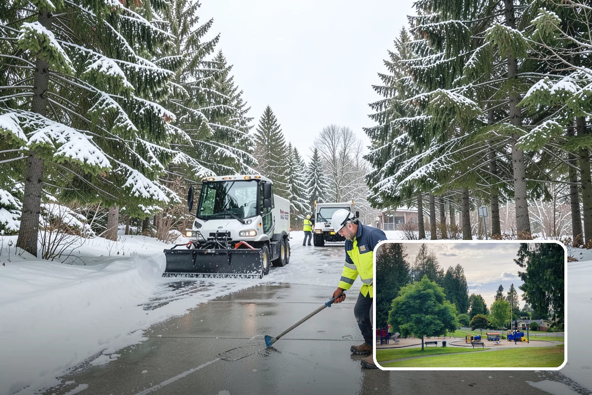 Municipal Snow Removal in Bonney Lake, Pierce County, WA - Public access to municipal services maintained