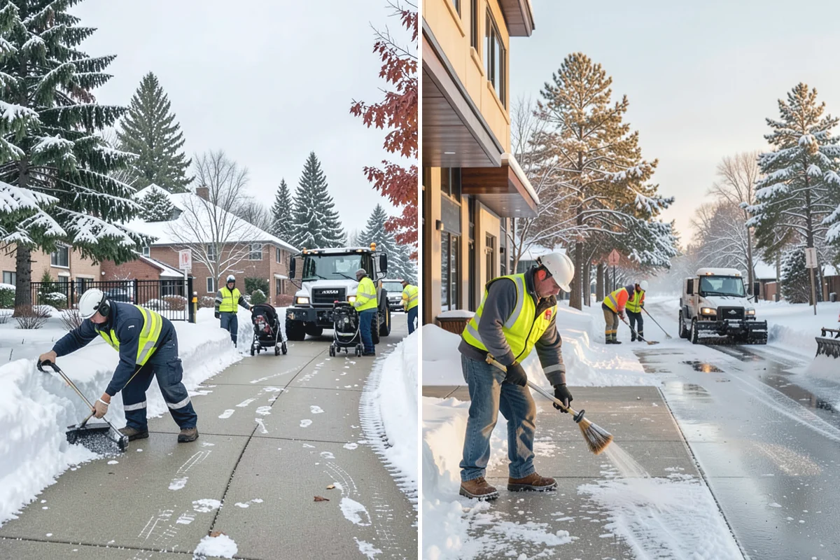 Municipal Snow Removal in Bonney Lake, Pierce County, WA - Prioritize public entrances and accessible routes