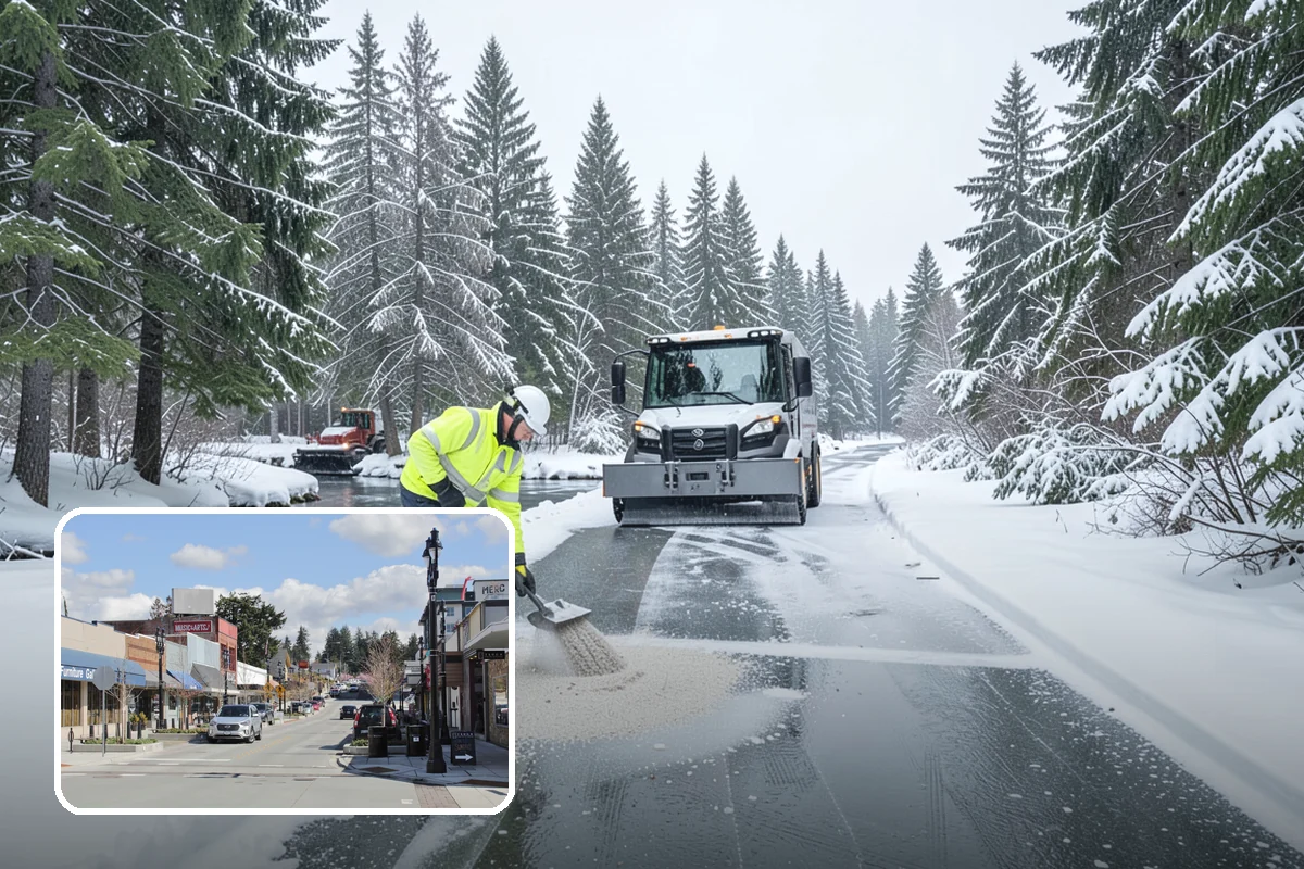 Municipal Snow Removal in Bothell, King County, WA - Public access to municipal services maintained