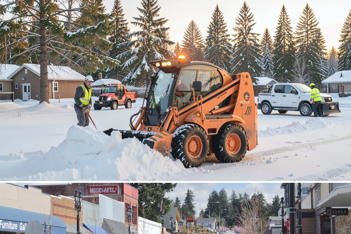 Municipal Snow Removal in Bothell, King County, WA - Municipal service is essential whenever snow affects public access, mainly from December to February.