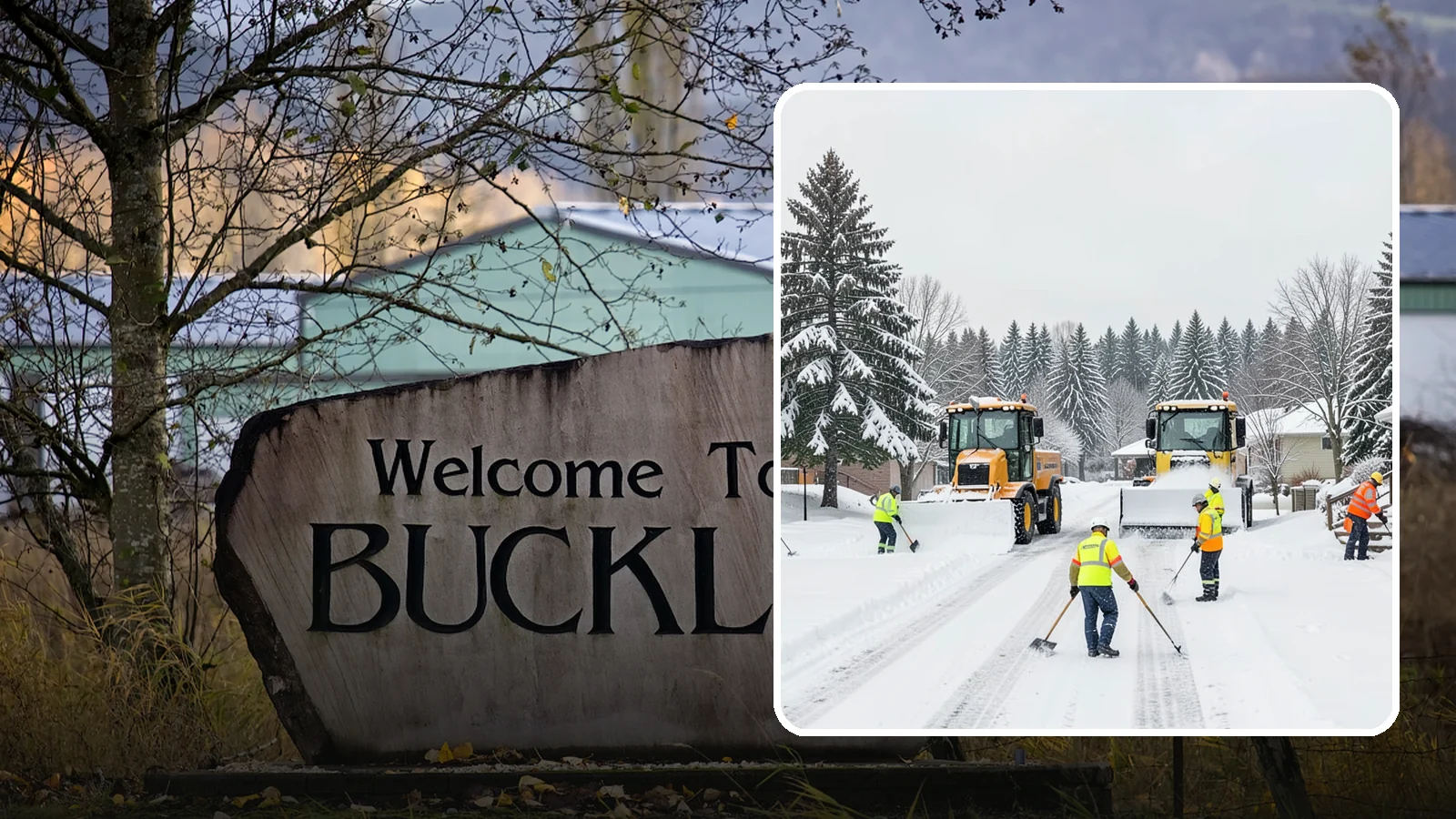 Municipal Snow Removal in Buckley, Pierce County, WA - We support municipal properties by clearing public buildings, lots, and walkways for staff and residents.