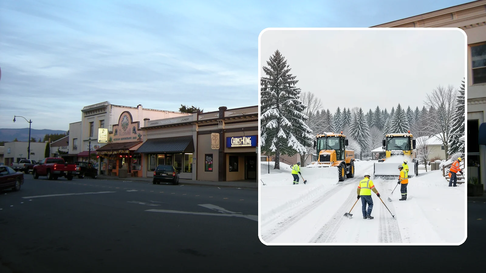 Municipal Snow Removal in Burlington, Skagit County, WA - We support municipal properties by clearing public buildings, lots, and walkways for staff and residents.