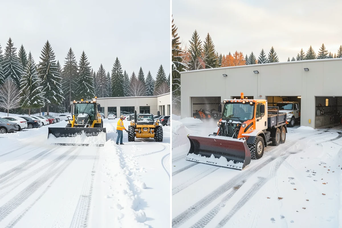 Municipal Snow Removal in Carnation, King County, WA - Prioritize public entrances and accessible routes