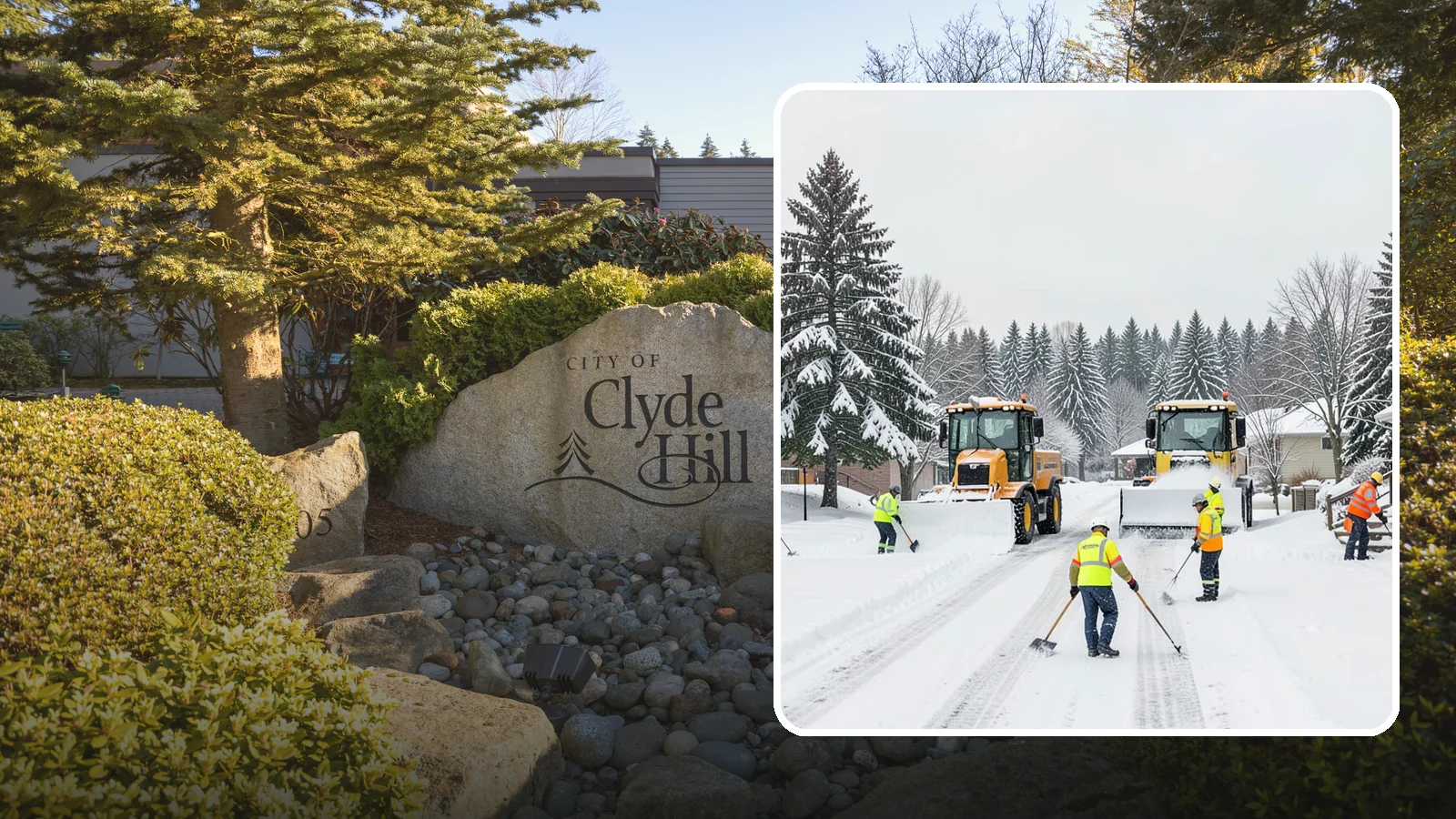 Municipal Snow Removal in Clyde Hill, King County, WA - We support municipal properties by clearing public buildings, lots, and walkways for staff and residents.