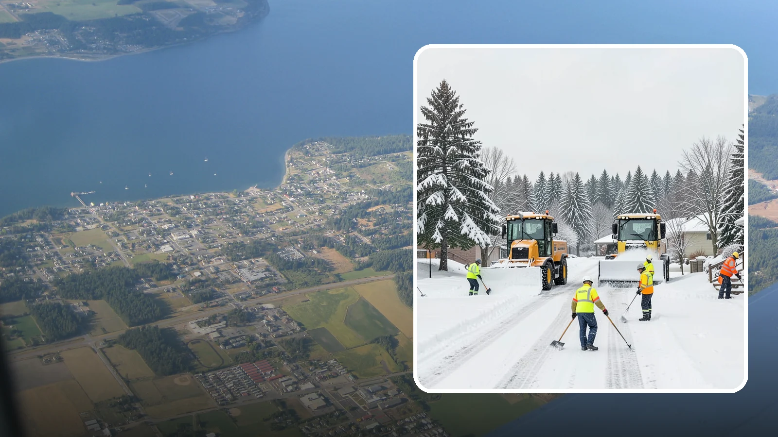 Municipal Snow Removal in Coupeville, Island County, WA - We support municipal properties by clearing public buildings, lots, and walkways for staff and residents.
