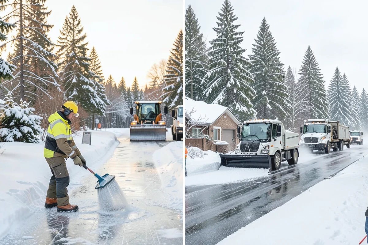 Municipal Snow Removal in Coupeville, Island County, WA - Prioritize public entrances and accessible routes
