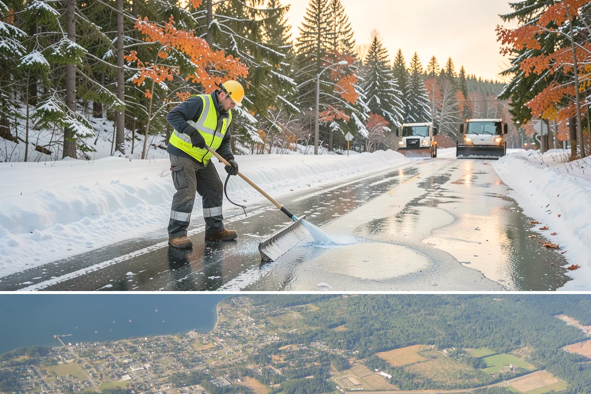 Municipal Snow Removal in Coupeville, Island County, WA - Municipal service is essential whenever snow affects public access, mainly from December to February.