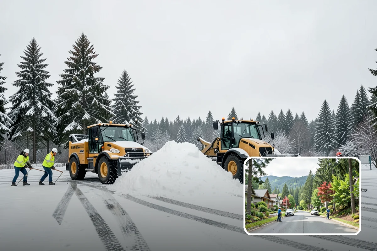 Municipal Snow Removal in Darrington, Snohomish County, WA - Public access to municipal services maintained