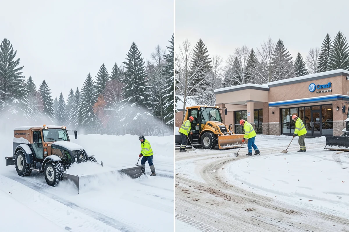 Municipal Snow Removal in Des Moines, King County, WA - Prioritize public entrances and accessible routes