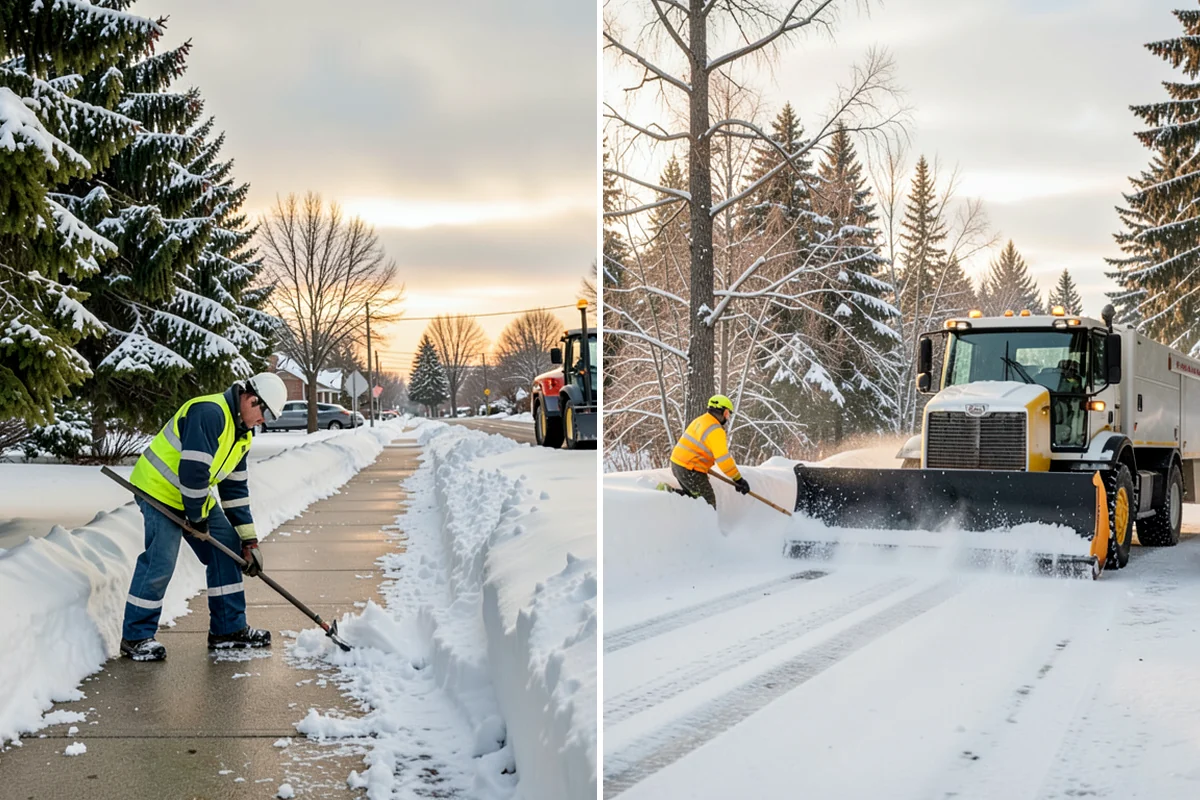 Municipal Snow Removal in DuPont, Pierce County, WA - Prioritize public entrances and accessible routes