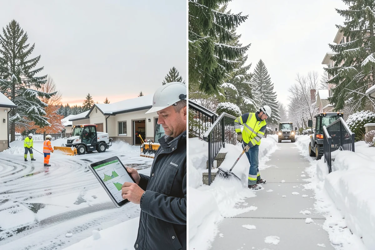 Municipal Snow Removal in Duvall, King County, WA - Prioritize public entrances and accessible routes