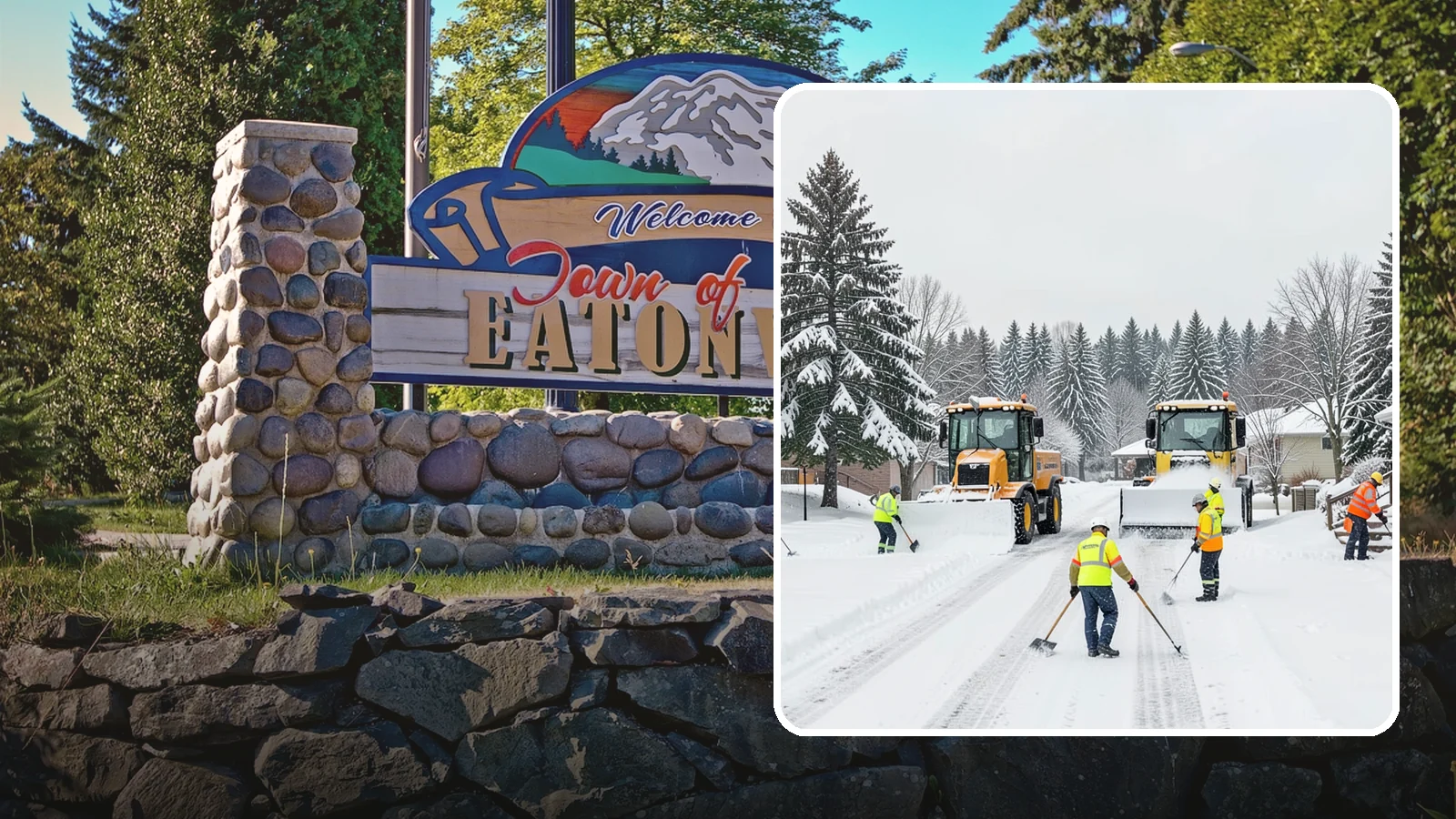 Municipal Snow Removal in Eatonville, Pierce County, WA - We support municipal properties by clearing public buildings, lots, and walkways for staff and residents.
