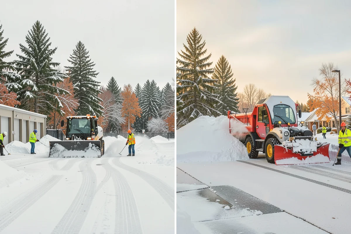 Municipal Snow Removal in Eatonville, Pierce County, WA - Prioritize public entrances and accessible routes