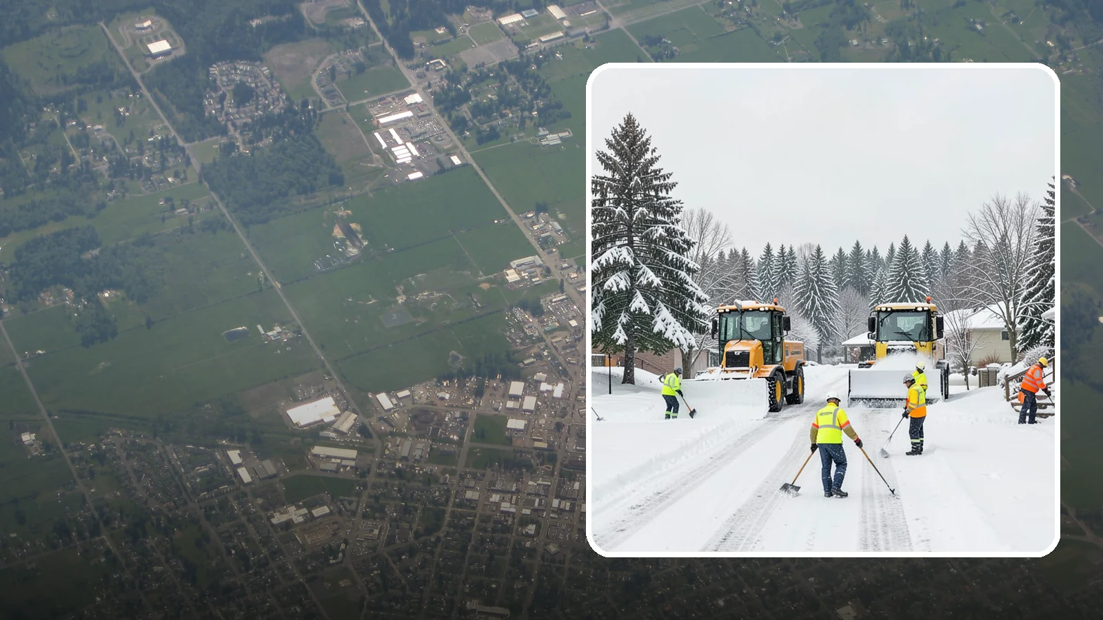 Municipal Snow Removal in Enumclaw, King County, WA - We support municipal properties by clearing public buildings, lots, and walkways for staff and residents.
