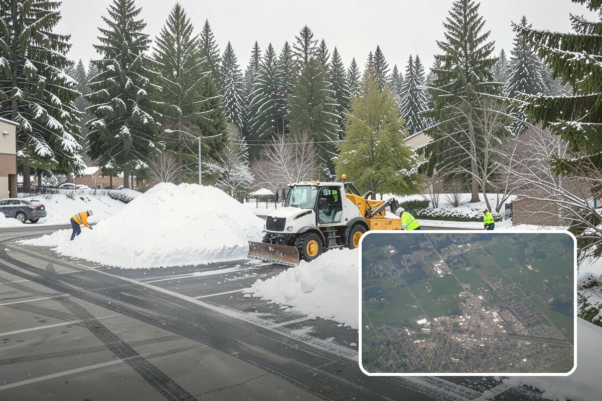 Municipal Snow Removal in Enumclaw, King County, WA - Public access to municipal services maintained