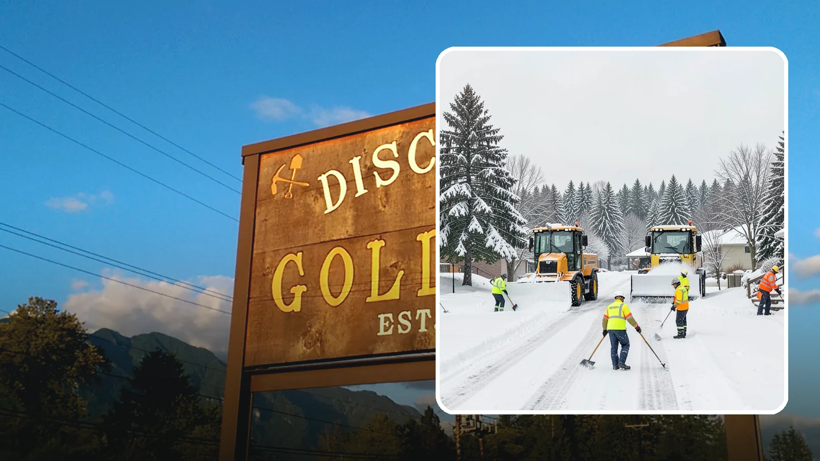 Municipal Snow Removal in Gold Bar, Snohomish County, WA - We support municipal properties by clearing public buildings, lots, and walkways for staff and residents.