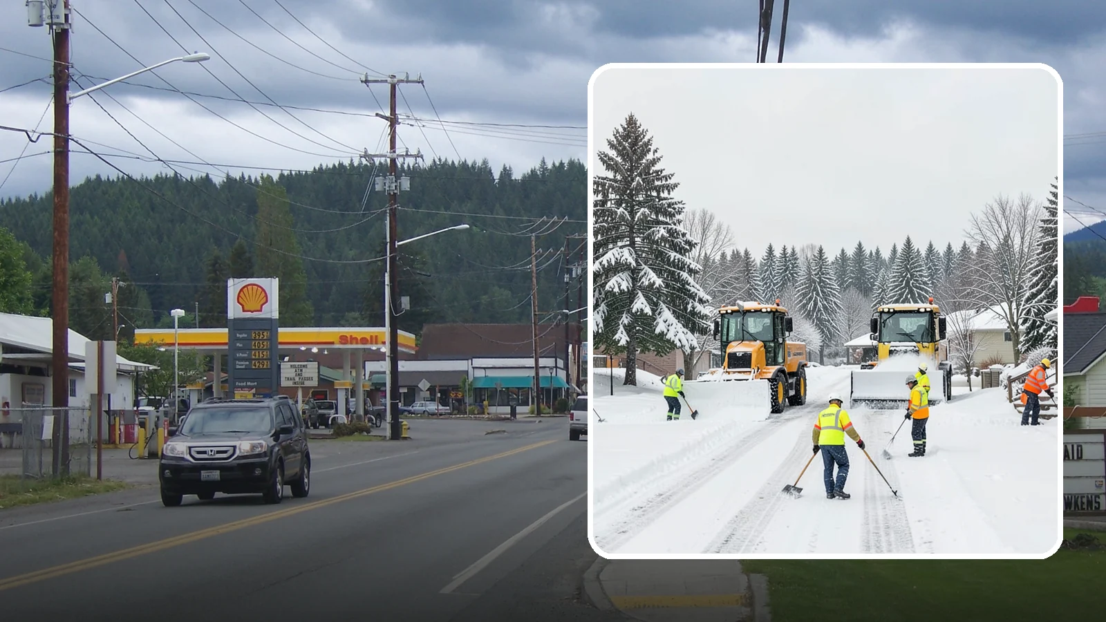 Municipal Snow Removal in Granite Falls, Snohomish County, WA - We support municipal properties by clearing public buildings, lots, and walkways for staff and residents.