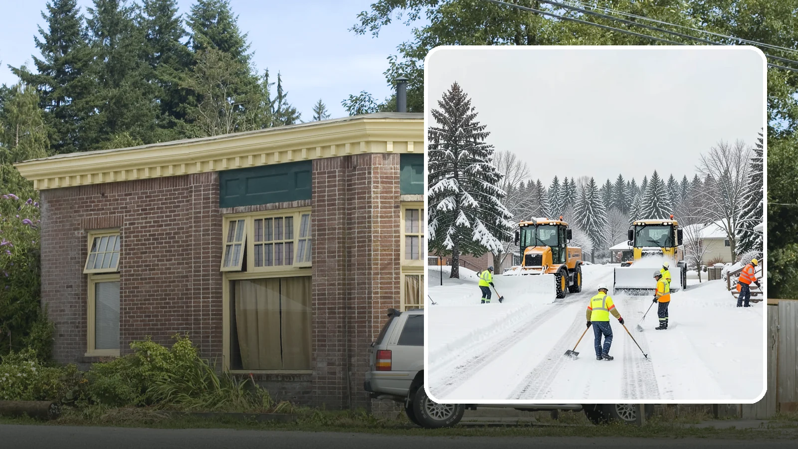 Municipal Snow Removal in Hamilton, Skagit County, WA - We support municipal properties by clearing public buildings, lots, and walkways for staff and residents.
