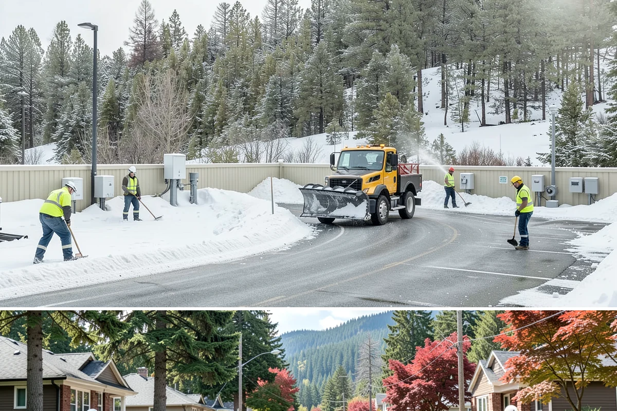 Municipal Snow Removal in Hunts Point, King County, WA - Municipal service is essential whenever snow affects public access, mainly from December to February.