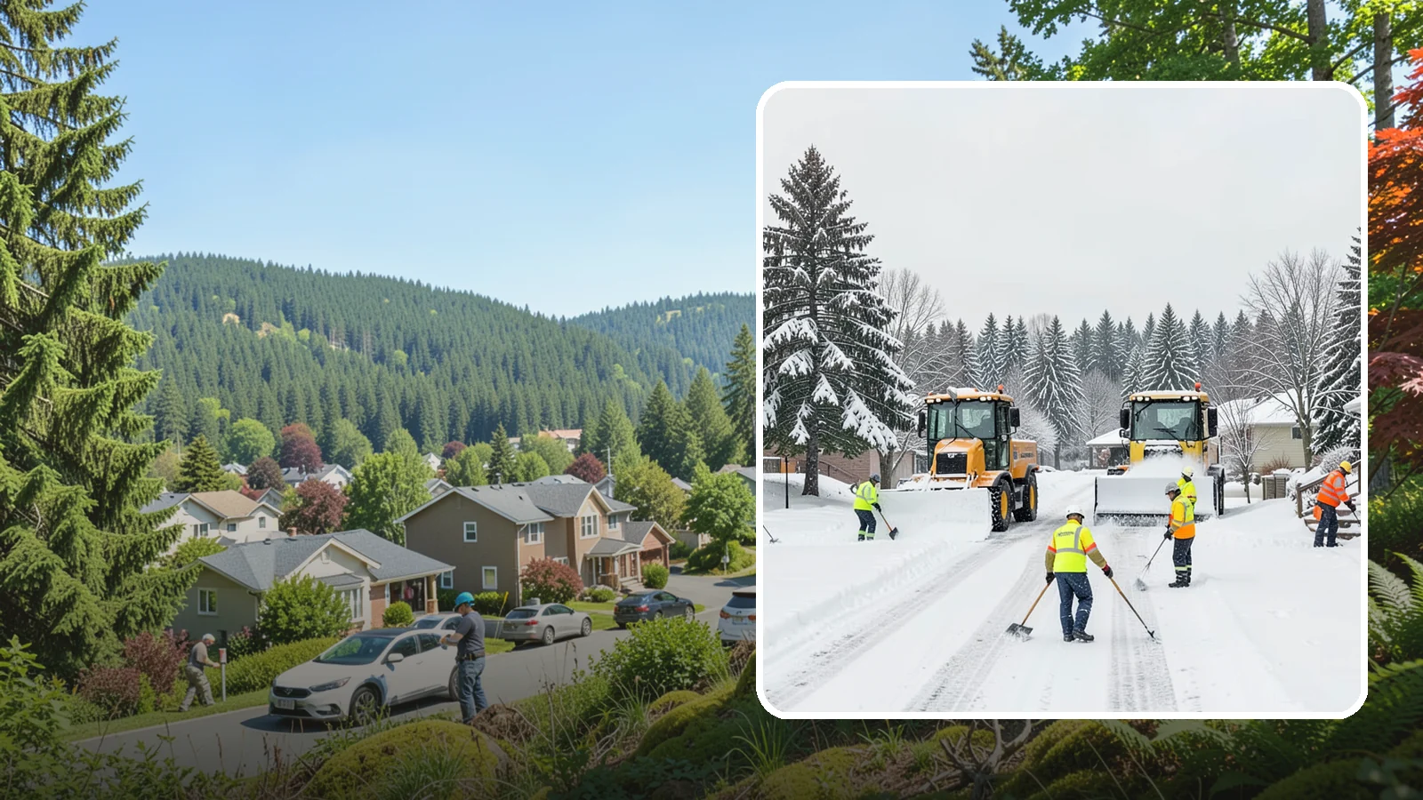 Municipal Snow Removal in Index, Snohomish County, WA - We support municipal properties by clearing public buildings, lots, and walkways for staff and residents.