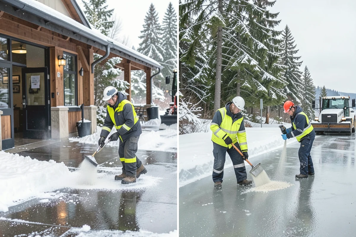 Municipal Snow Removal in Issaquah, King County, WA - Prioritize public entrances and accessible routes
