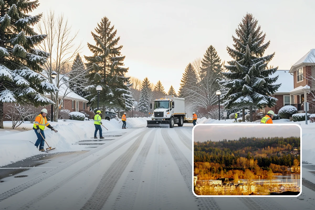 Municipal Snow Removal in Kenmore, King County, WA - Public access to municipal services maintained