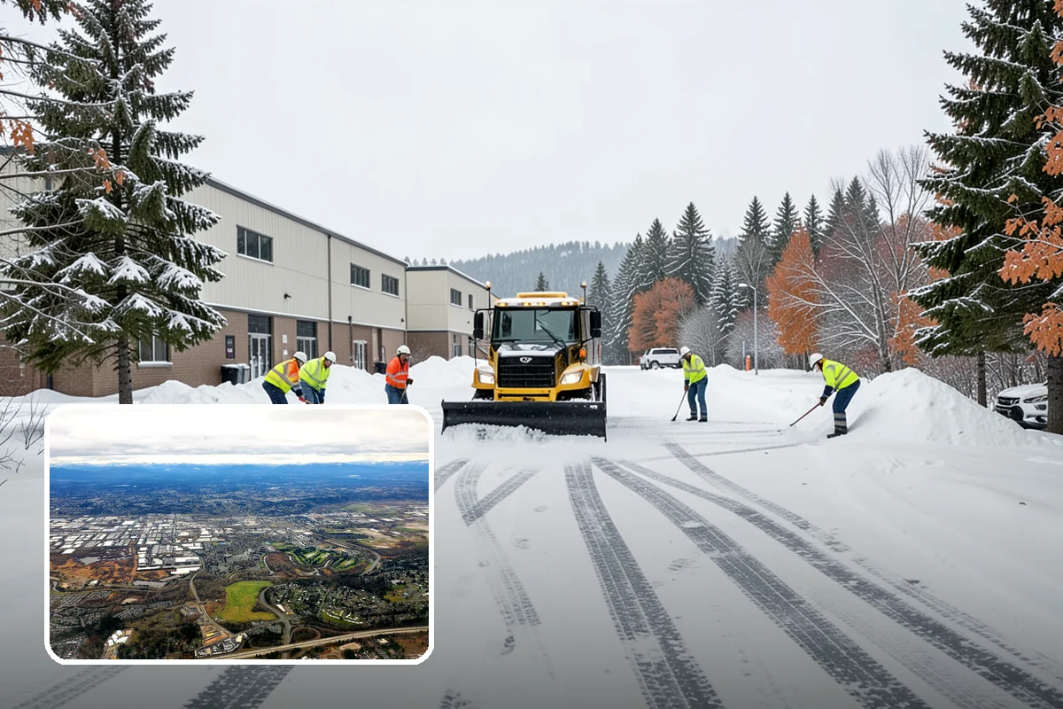 Municipal Snow Removal in Kent, King County, WA - Public access to municipal services maintained