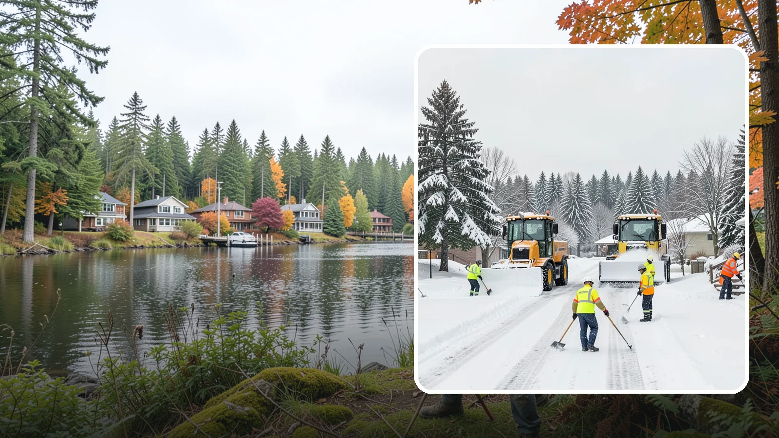 Municipal Snow Removal in La Conner, Skagit County, WA - We support municipal properties by clearing public buildings, lots, and walkways for staff and residents.