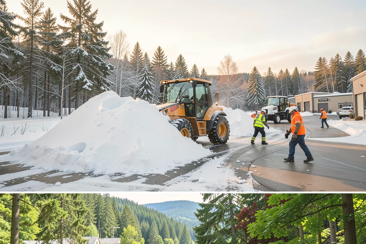 Municipal Snow Removal in Lake Forest Park, King County, WA - Municipal service is essential whenever snow affects public access, mainly from December to February.