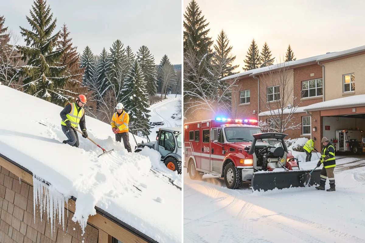 Municipal Snow Removal in Lake Stevens, Snohomish County, WA - Prioritize public entrances and accessible routes