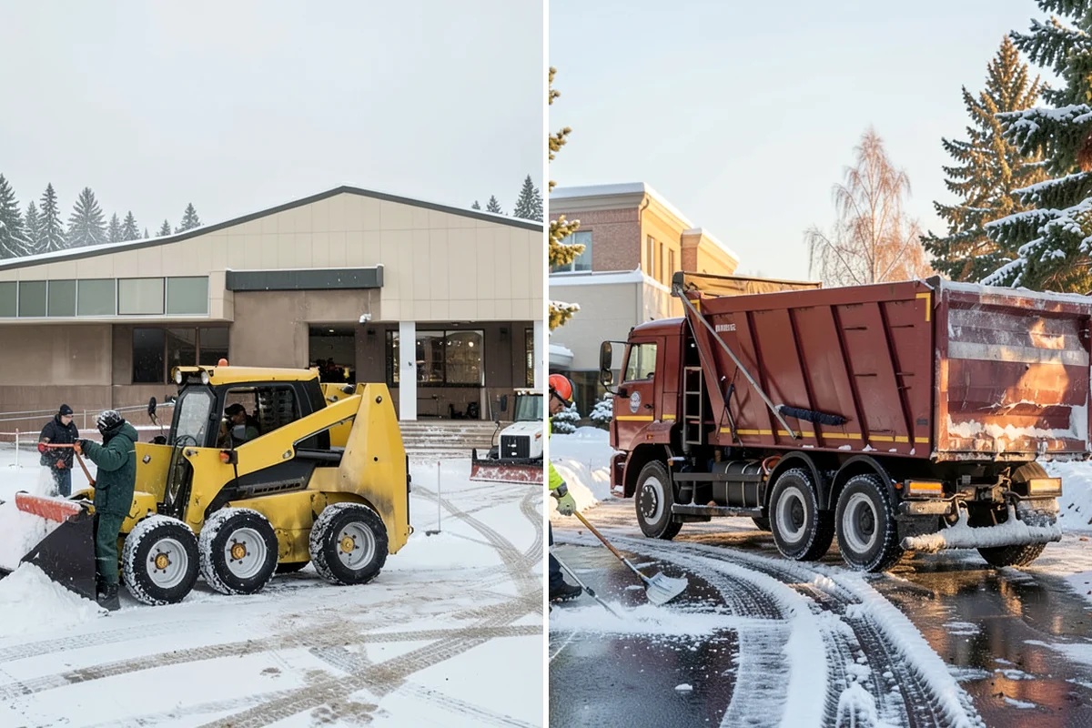 Municipal Snow Removal in Lakewood, Pierce County, WA - Prioritize public entrances and accessible routes