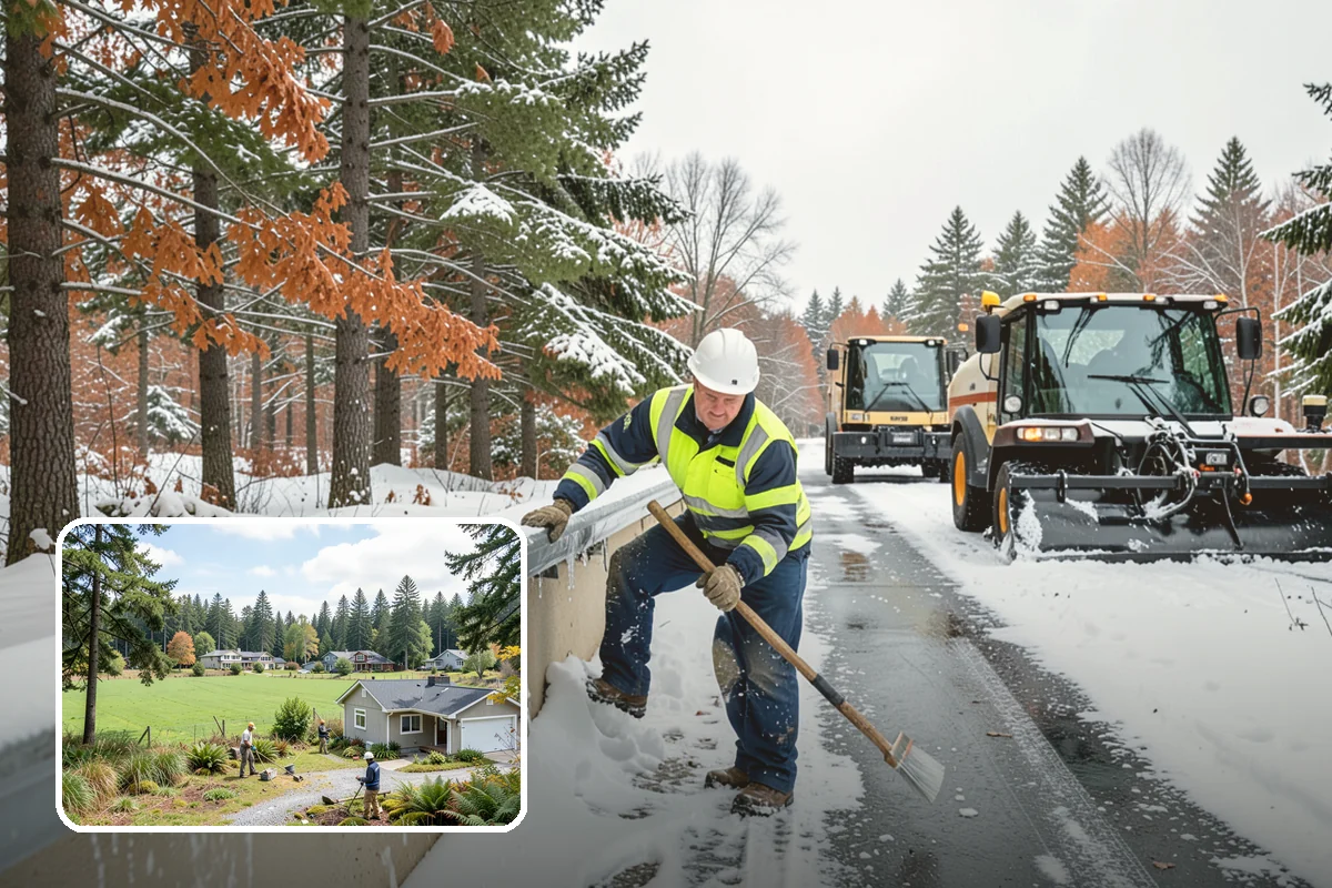 Municipal Snow Removal in Lyman, Skagit County, WA - Public access to municipal services maintained