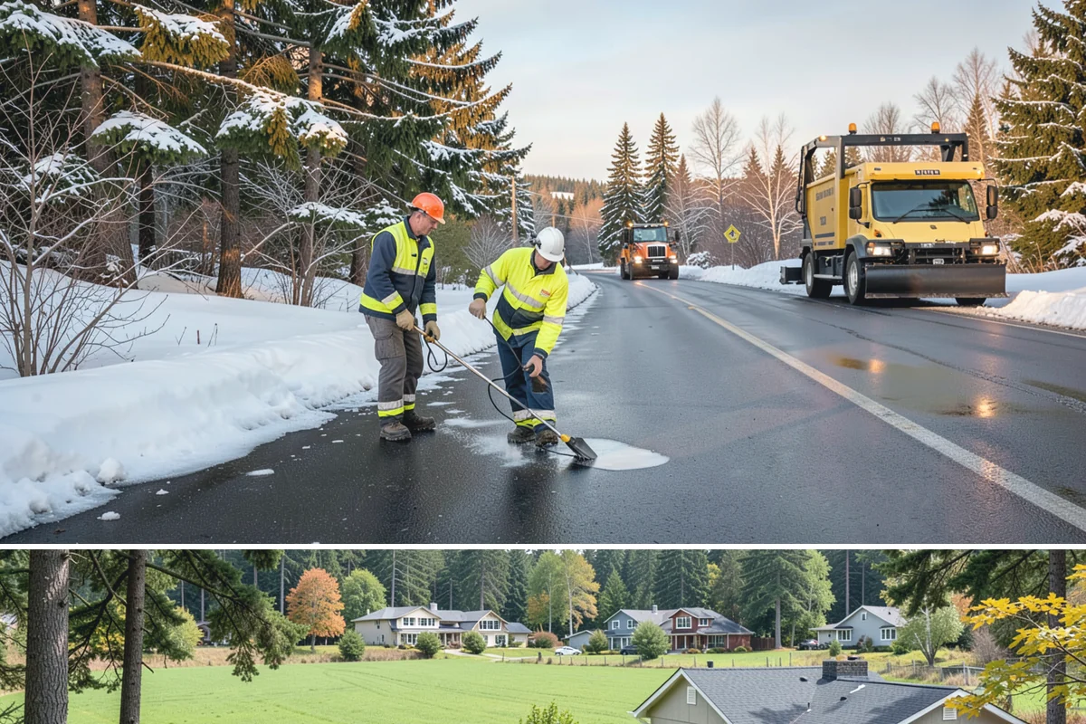 Municipal Snow Removal in Lyman, Skagit County, WA - Municipal service is essential whenever snow affects public access, mainly from December to February.
