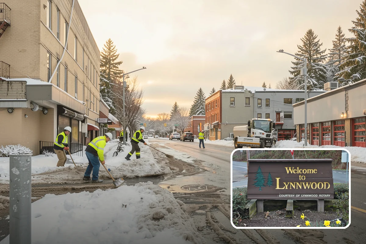Municipal Snow Removal in Lynnwood, Snohomish County, WA - Public access to municipal services maintained