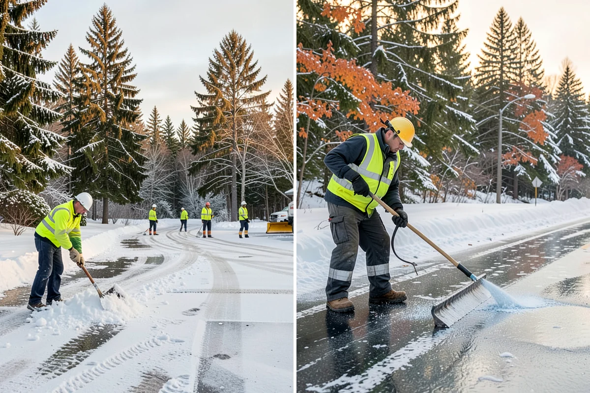 Municipal Snow Removal in Maple Valley, King County, WA - Prioritize public entrances and accessible routes