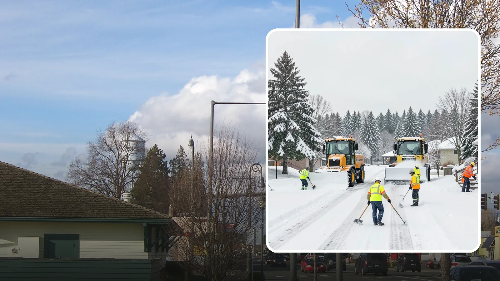 Municipal Snow Removal in Marysville, Snohomish County, WA - We support municipal properties by clearing public buildings, lots, and walkways for staff and residents.