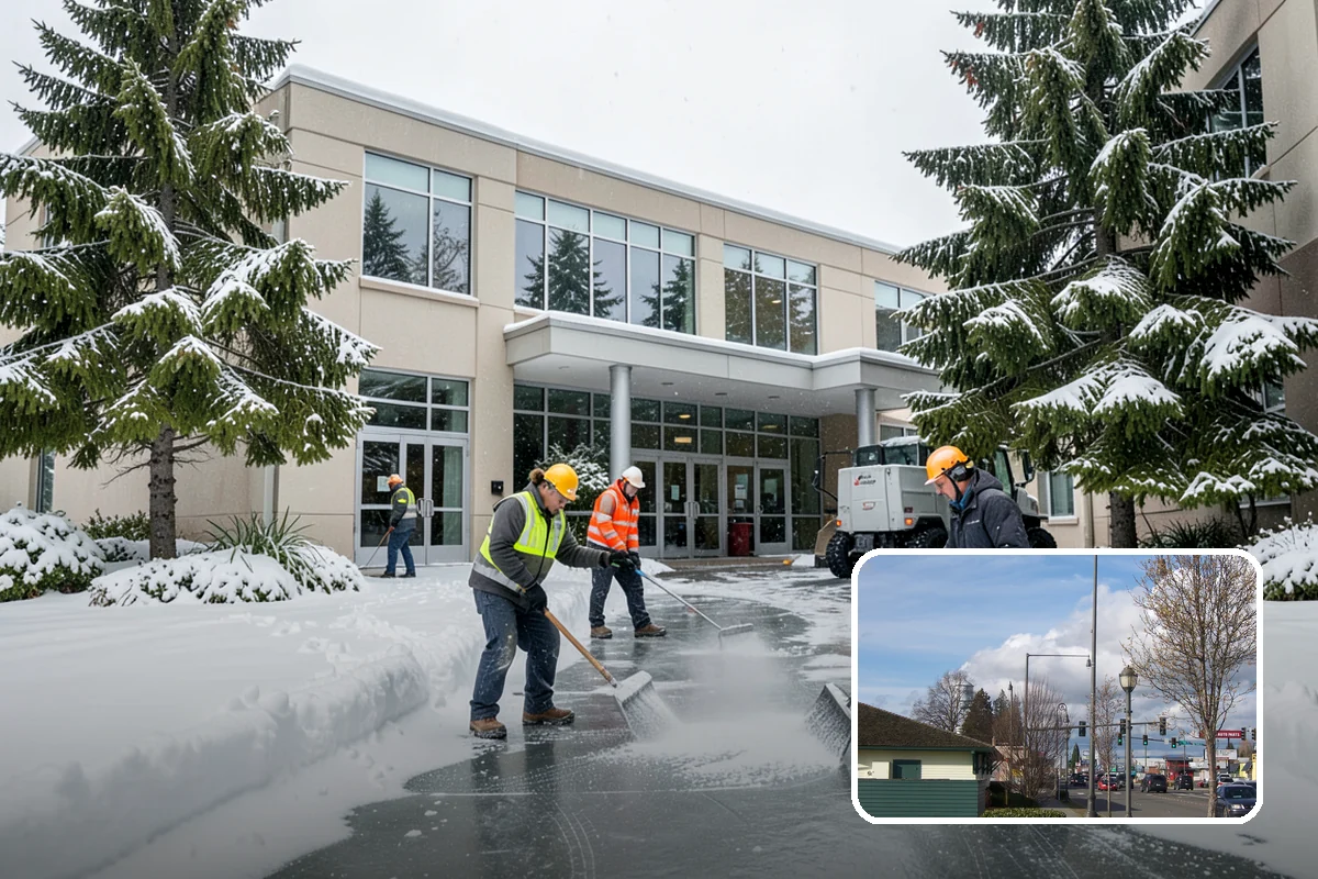 Municipal Snow Removal in Marysville, Snohomish County, WA - Public access to municipal services maintained
