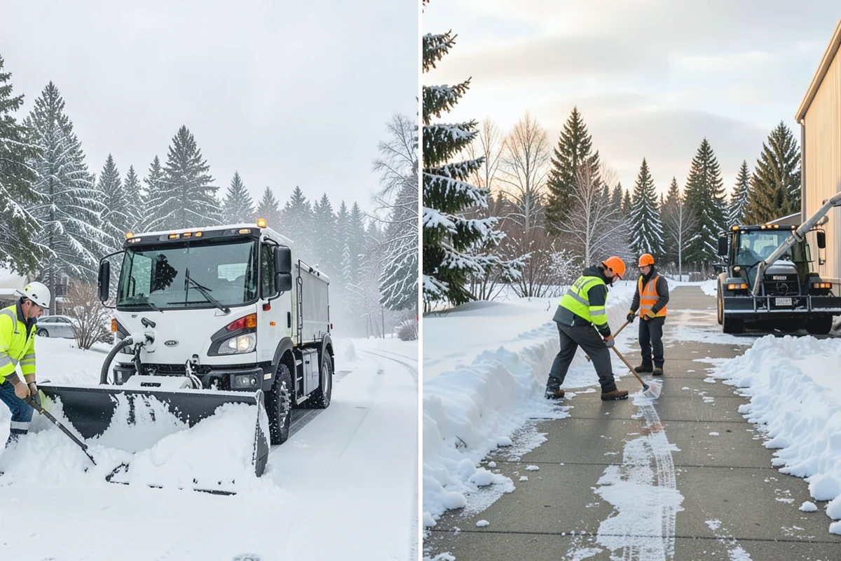 Municipal Snow Removal in Marysville, Snohomish County, WA - Prioritize public entrances and accessible routes