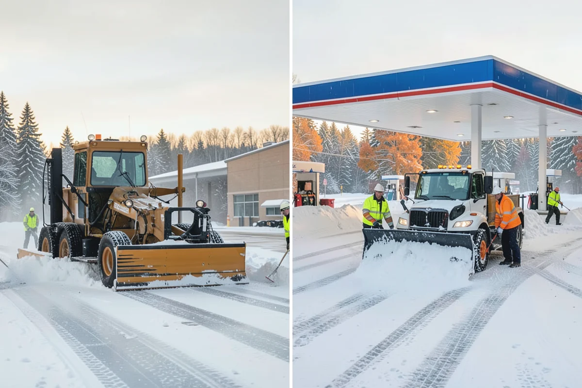 Municipal Snow Removal in Medina, King County, WA - Prioritize public entrances and accessible routes