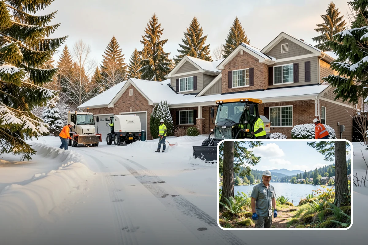 Municipal Snow Removal in Milton, King County, WA - Public access to municipal services maintained