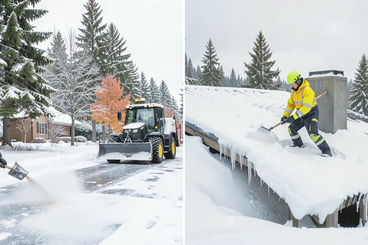Municipal Snow Removal in Monroe, Snohomish County, WA - Prioritize public entrances and accessible routes