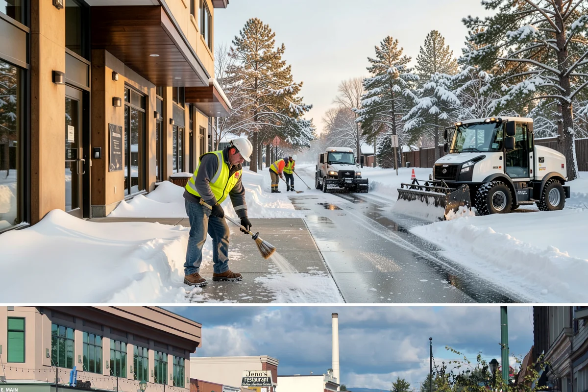 Municipal Snow Removal in Monroe, Snohomish County, WA - Municipal service is essential whenever snow affects public access, mainly from December to February.