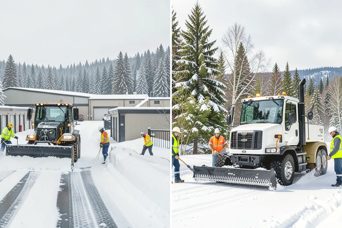 Municipal Snow Removal in Mukilteo, Snohomish County, WA - Prioritize public entrances and accessible routes