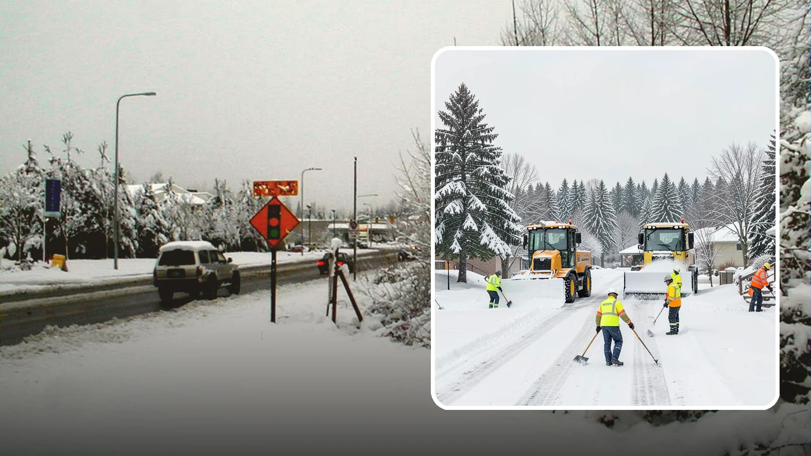 Municipal Snow Removal in Newcastle, King County, WA - We support municipal properties by clearing public buildings, lots, and walkways for staff and residents.