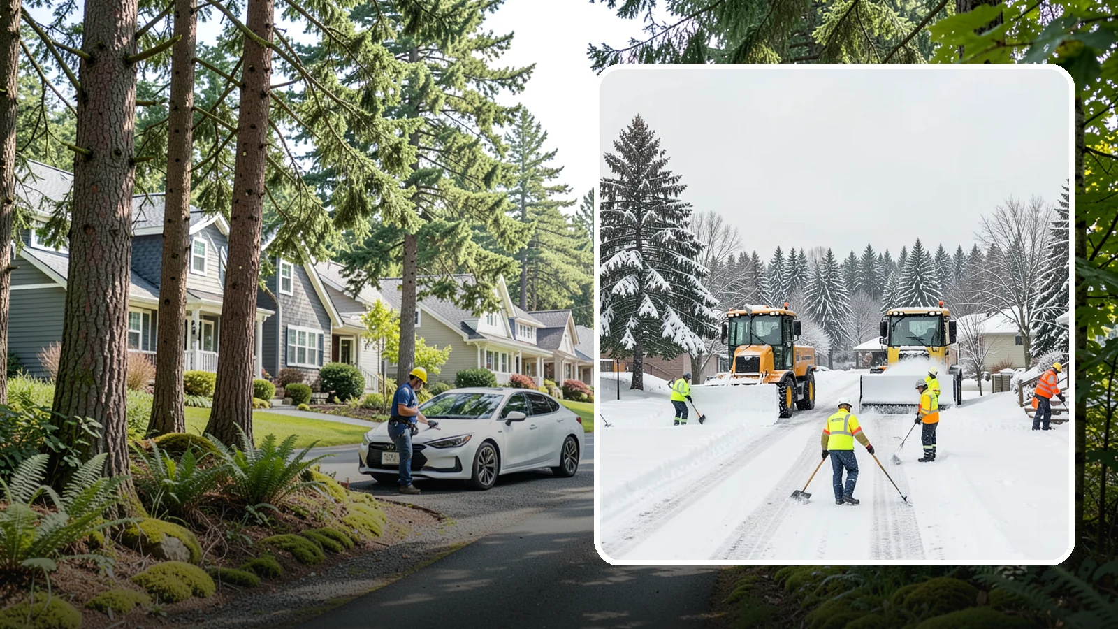 Municipal Snow Removal in Normandy Park, King County, WA - We support municipal properties by clearing public buildings, lots, and walkways for staff and residents.