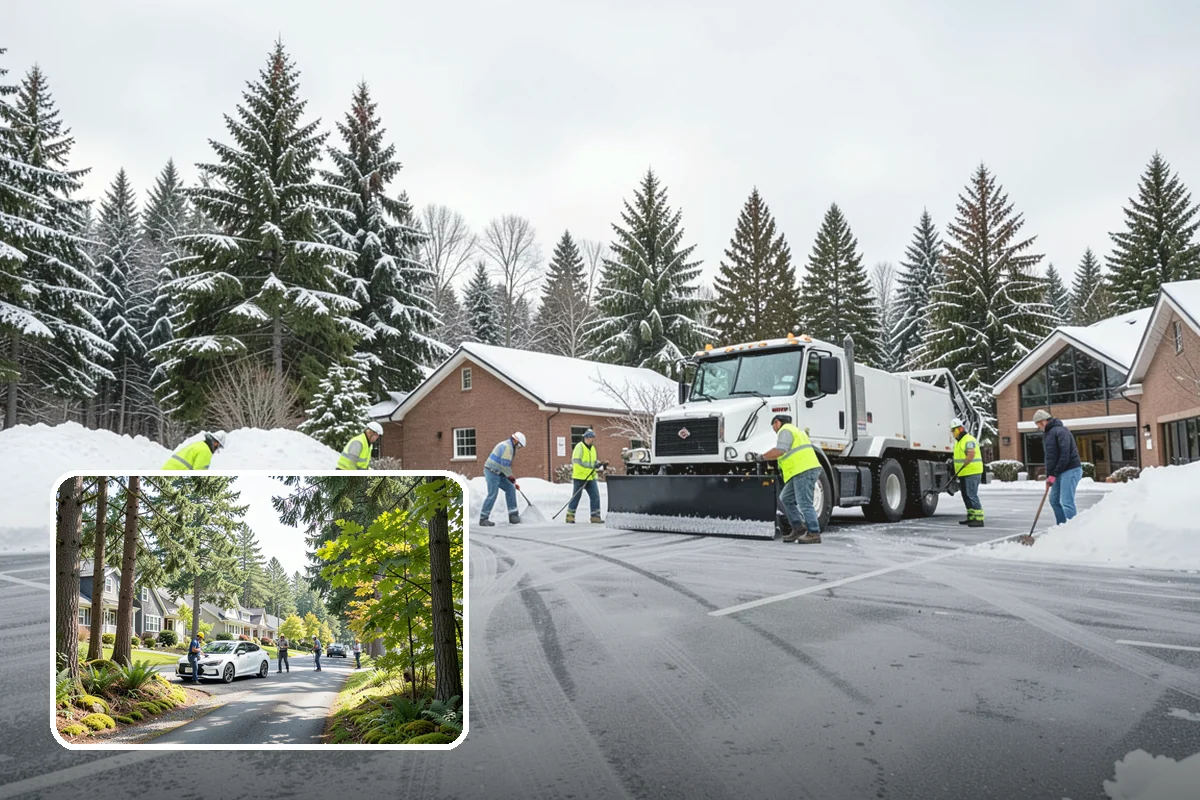 Municipal Snow Removal in Normandy Park, King County, WA - Public access to municipal services maintained